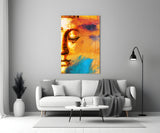 Buddha Portrait Glass Wall Art.