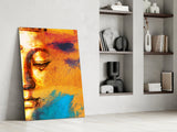 Buddha Portrait Glass Wall Art.