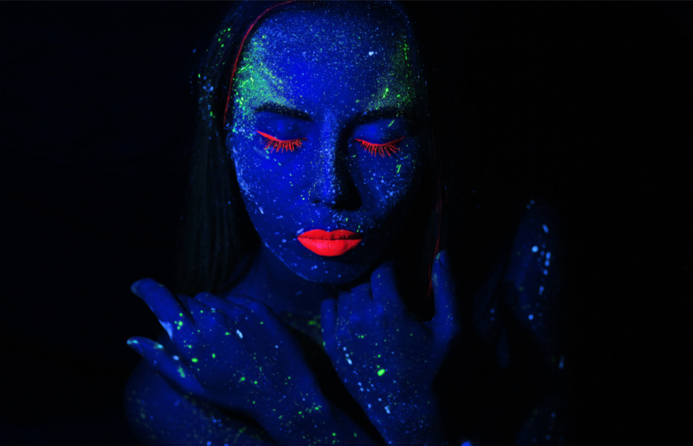 Arte della parete di vetro Ritratto donna