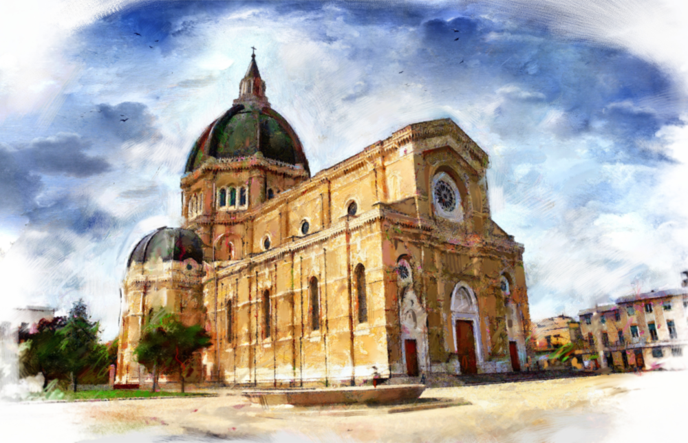 Monument historique Impression sur verre