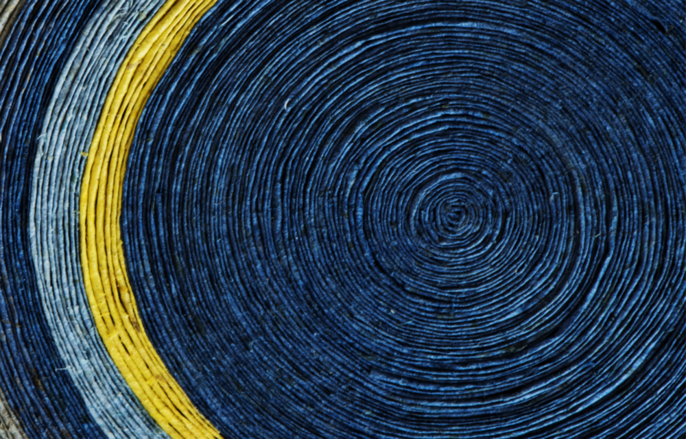 Arte della parete di vetro Spirale colorata