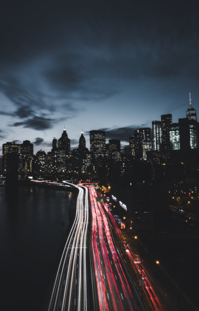 Arte de pared de vidrio de Paisaje de la ciudad