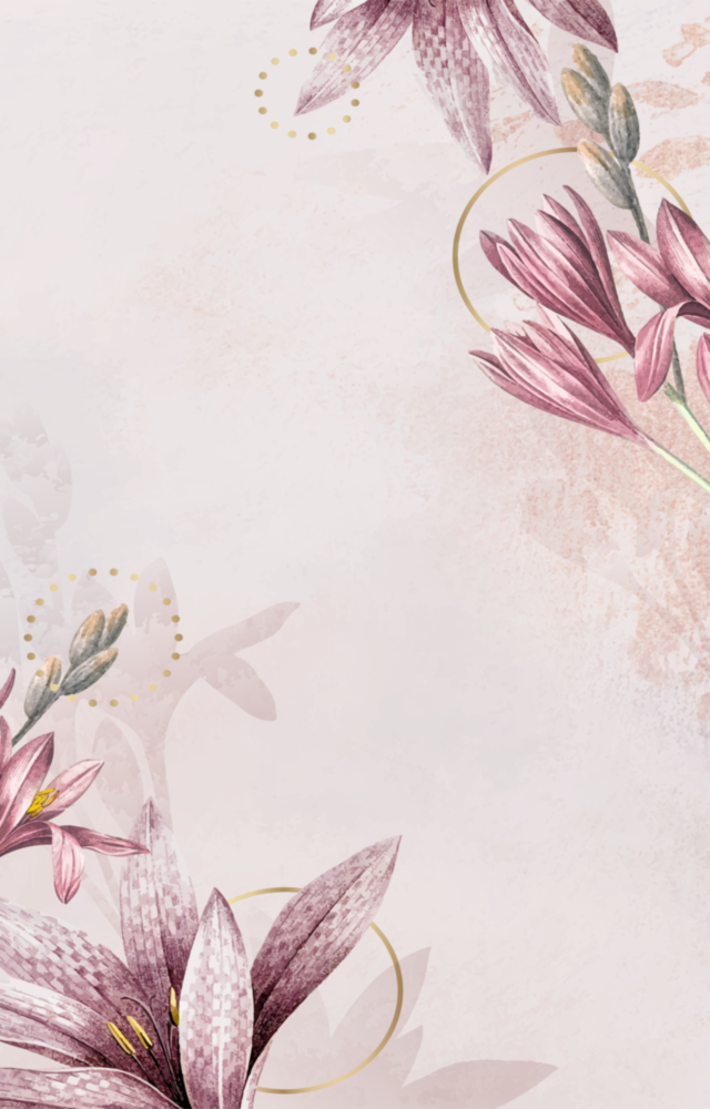 Motif de fleur rose Impression sur verre