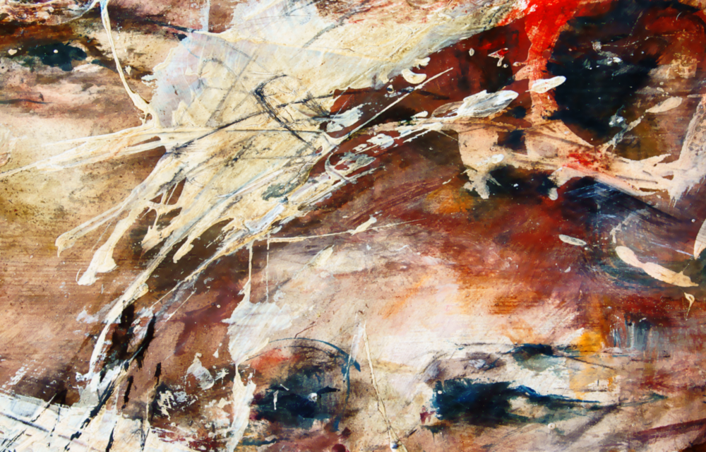 Couleurs abstraites Impression sur verre