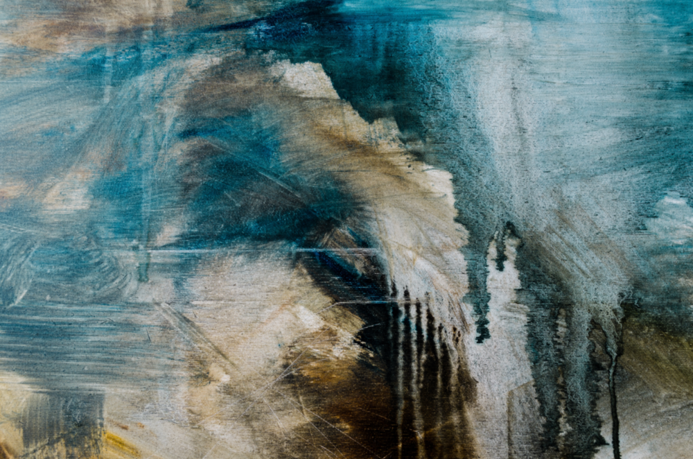 Couleurs abstraites Impression sur verre