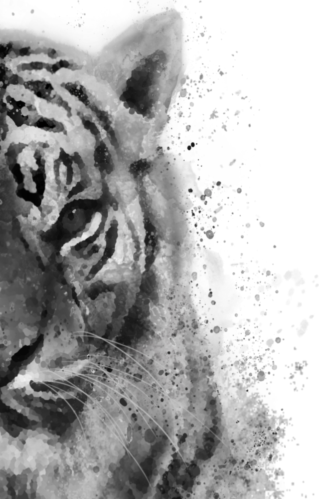 Tiger Glass Wall Art