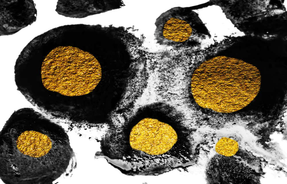 Couleurs abstraites Impression sur verre