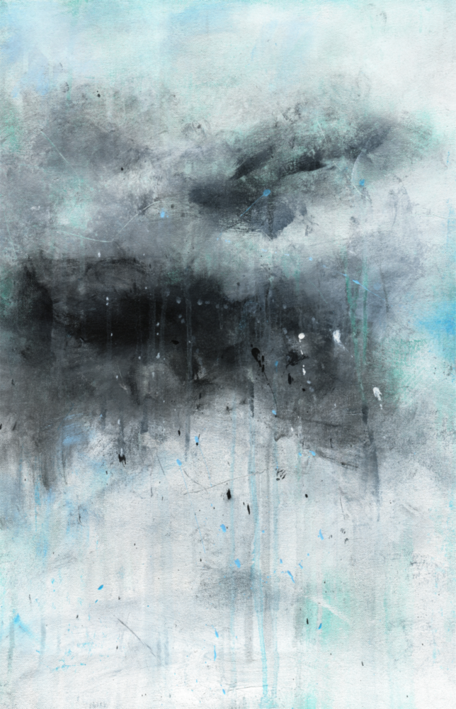 Art abstrait sur verre