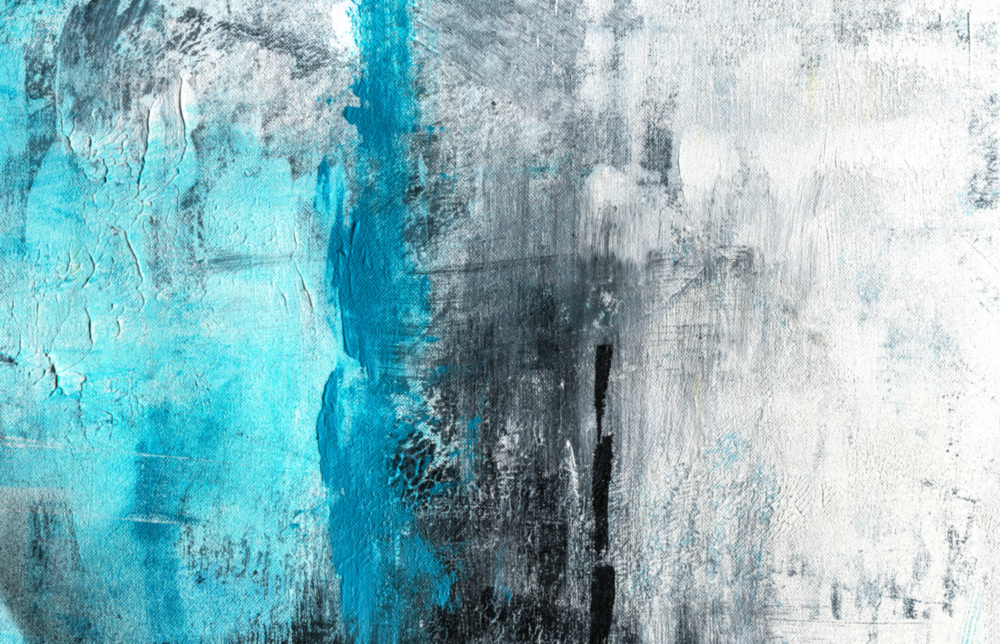 Art abstrait sur verre