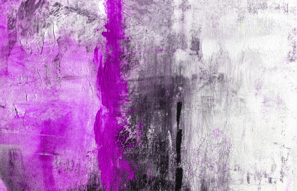 Art abstrait sur verre