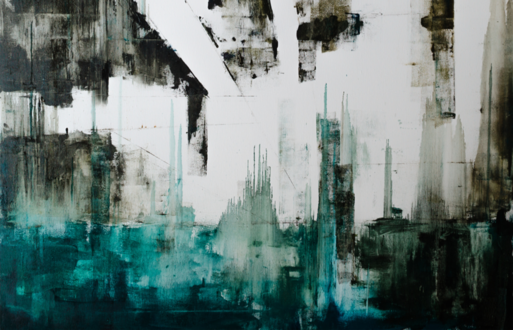 Arte della parete di vetro Astratto