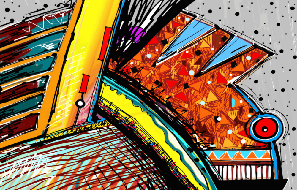 Zusammenfassung Chamäleon Glasbild