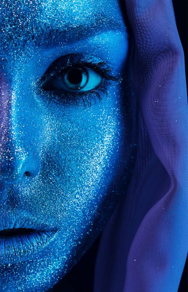 Arte della parete di vetro Ritratto donna