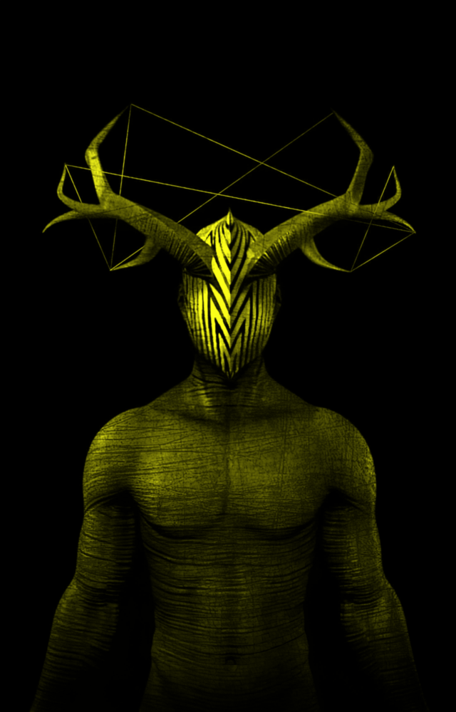 Donnie Yelow Glass Wall Art