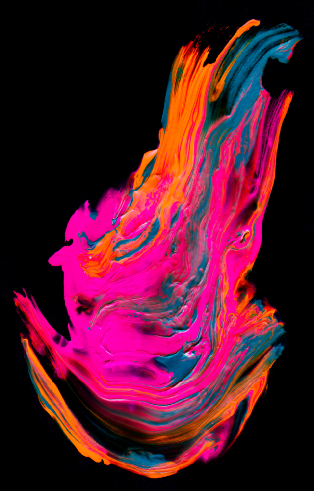 Arte della parete di vetro Colorato alato