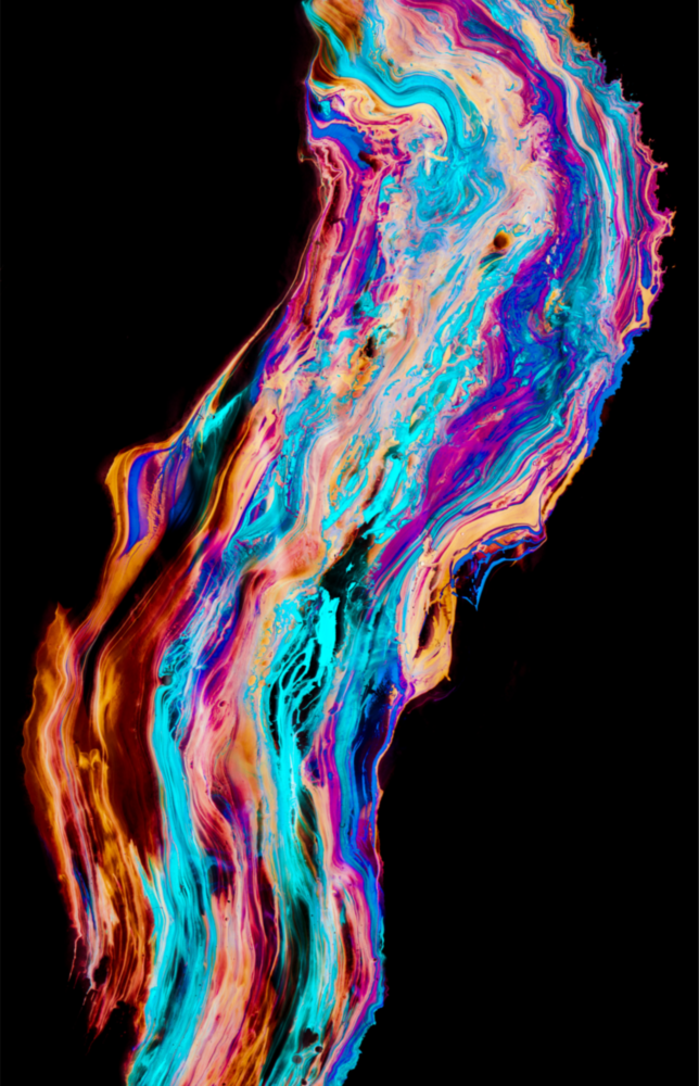 Flux coloré Impression sur verre