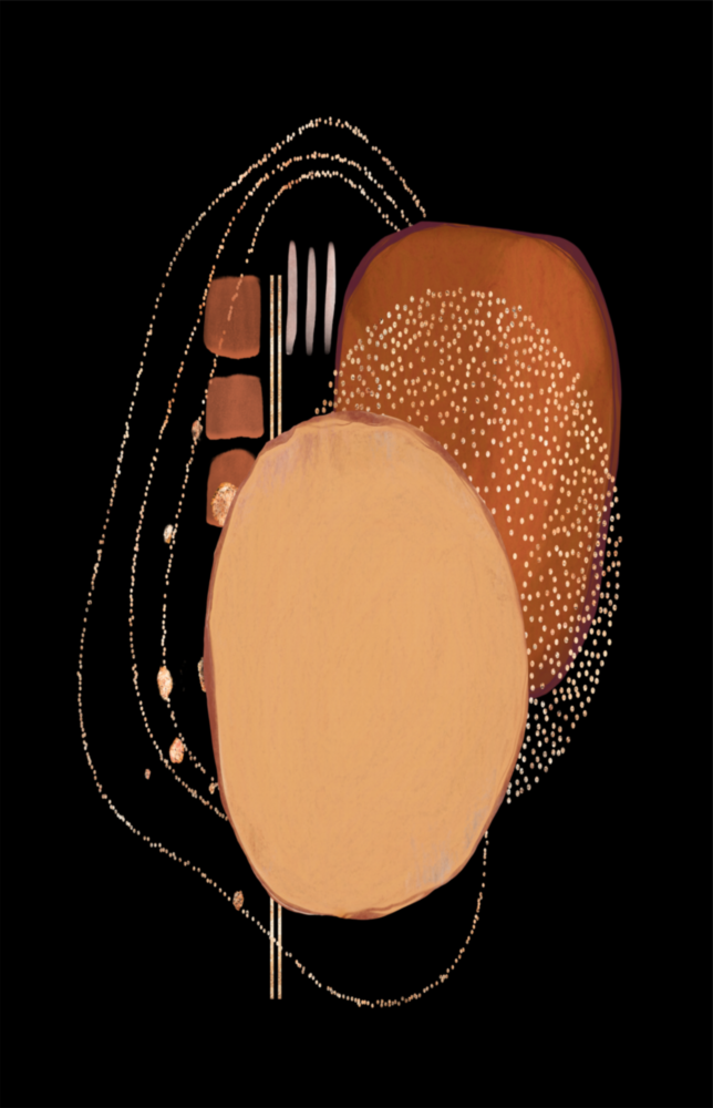 Zusammenfassung Schwarz Glasbild