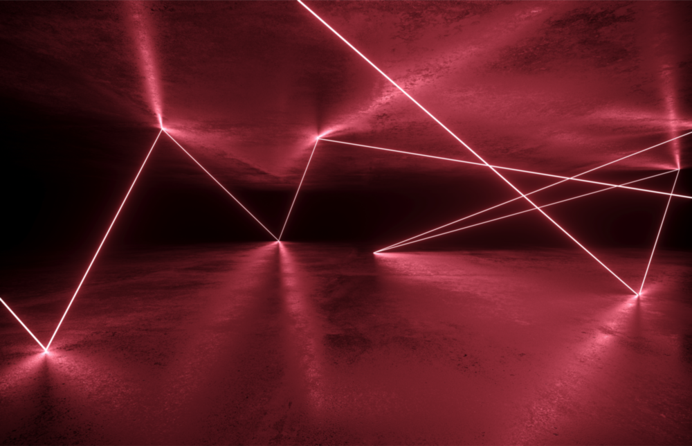 Verbotene Zone Glasbild