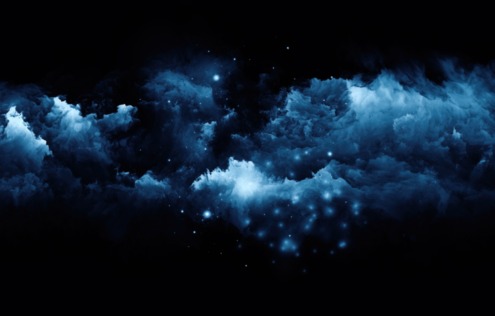 Arte de pared de vidrio de Espacio