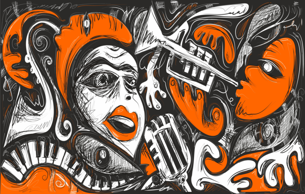 Arte della parete di vetro Picasso