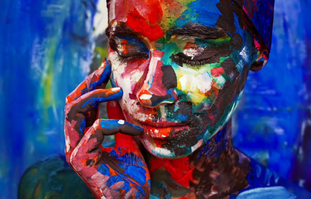 Arte della parete di vetro Da donna