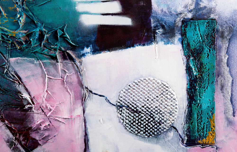 Abstrakte Textur Glasbild