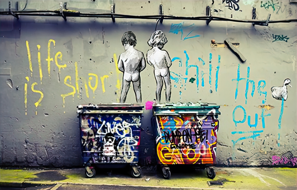 Life is Short Glass Wall Art