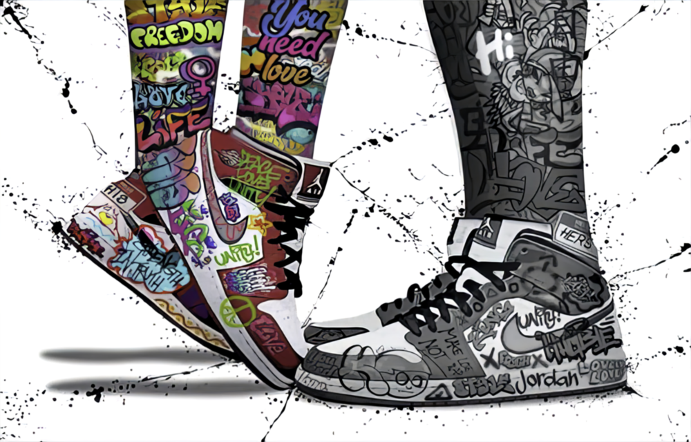 Amour libre Impression sur verre