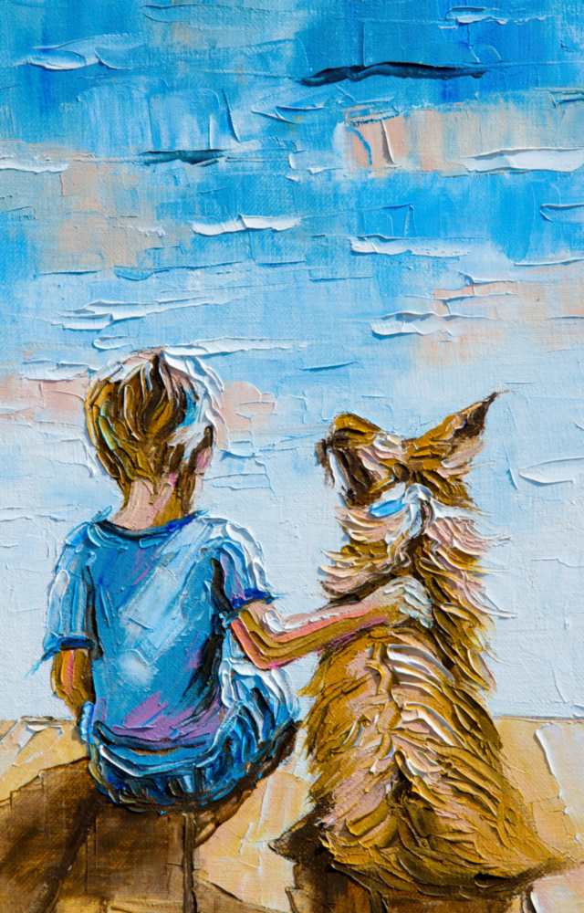 Arte de pared de vidrio de Amistad