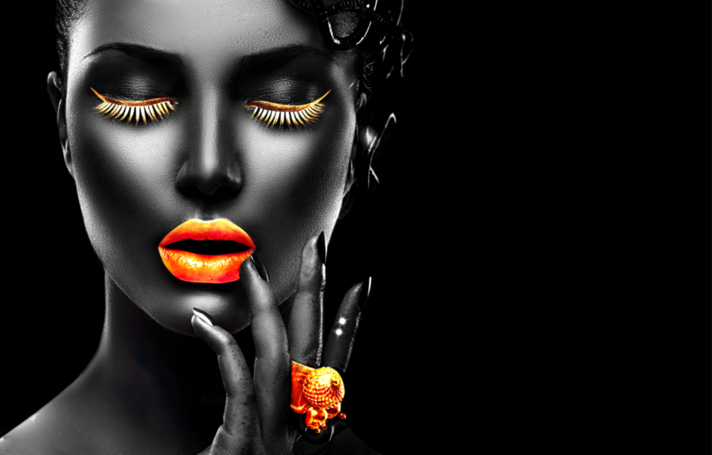 Le pouvoir d'Orange Impression sur verre