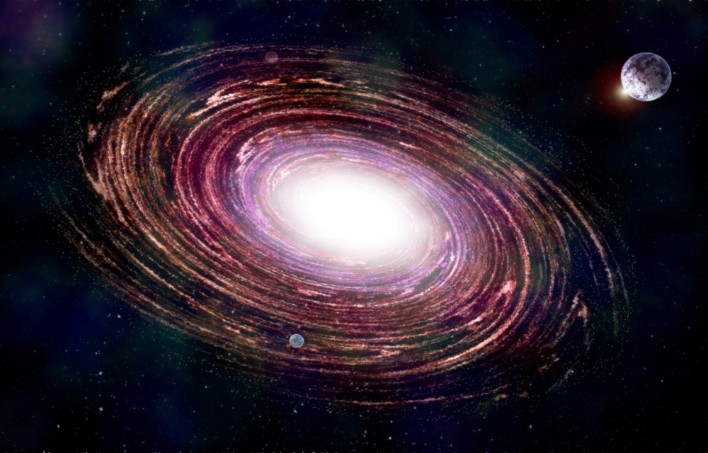 Milky Way Glass Wall Art