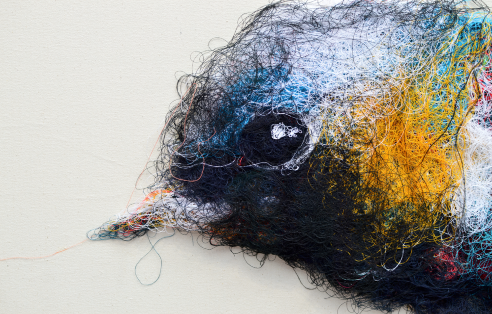 Arte della parete di vetro Uccello minuscolo