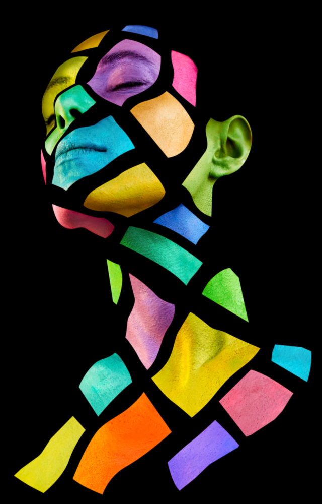 Esprit coloré Impression sur verre