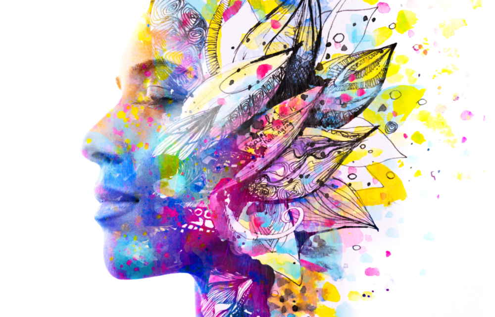 Flower Thoughts Glass Wall Art