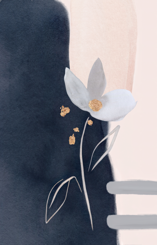 Arte della parete di vetro Fiore