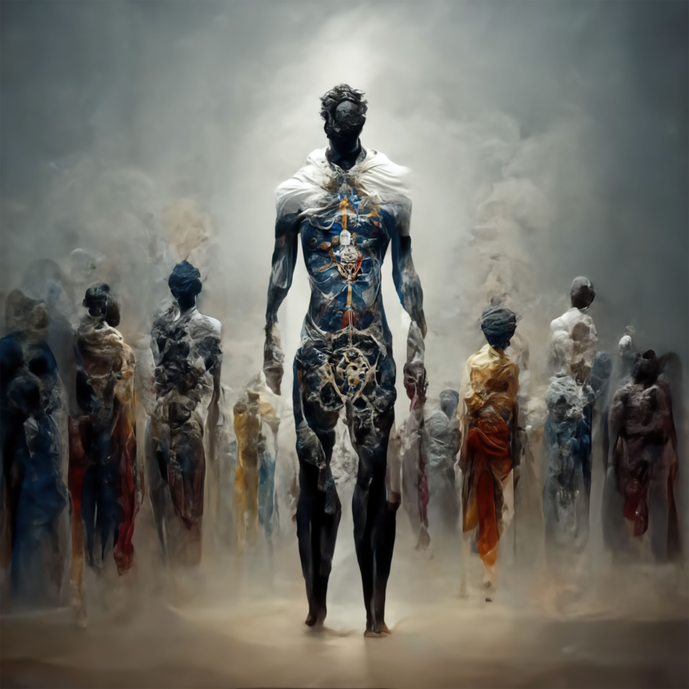 Arte della parete di vetro Genesi