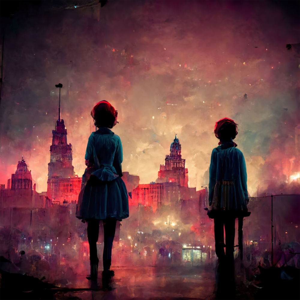 The City was Sad Glass Wall Art  || Designer Collection