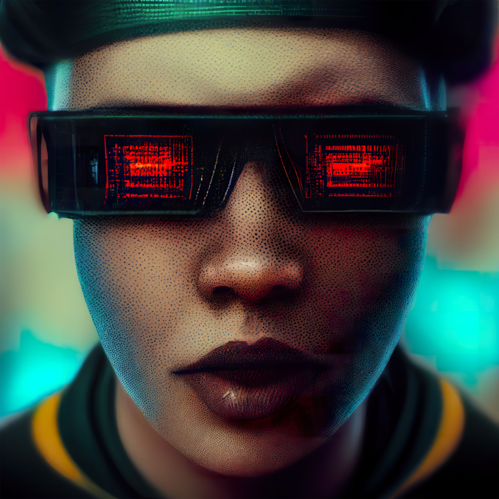 Arte della parete di vetro Vita virtuale