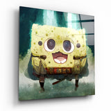 Quadro in vetro Sponge || Collezione Designer - 40x40 cm