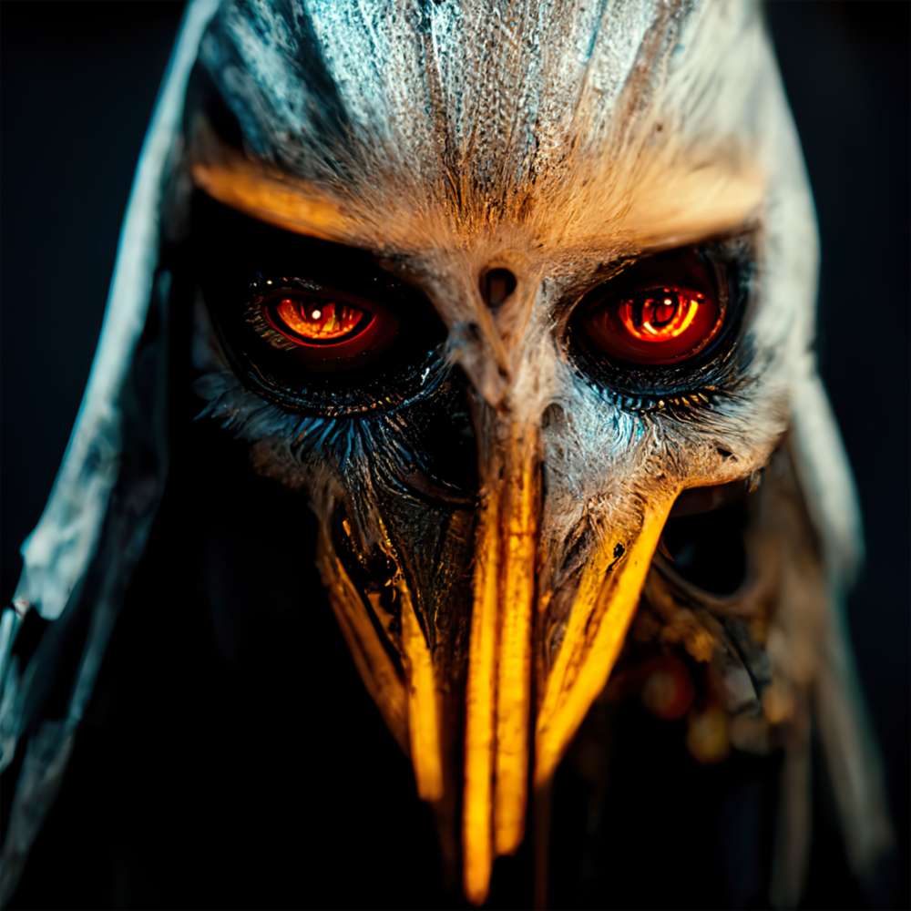 Le bec  Impression sur verre