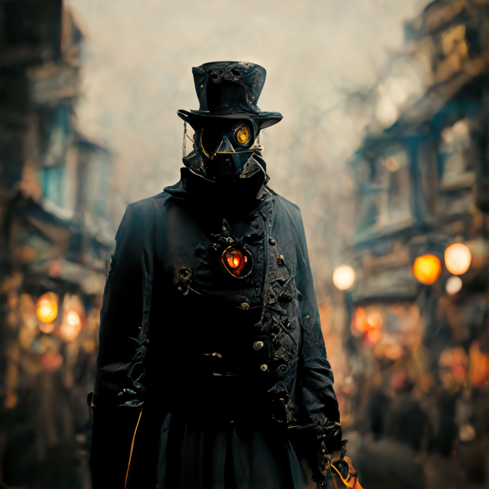 Guerrier  Impression sur verre