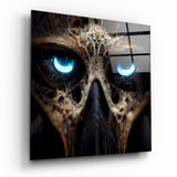 Tableau en verre Le courage dans les yeux || Collection Designer - 40x40 cm