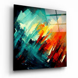 Tableau en verre Pinceau || Collection Designer - 40x40 cm