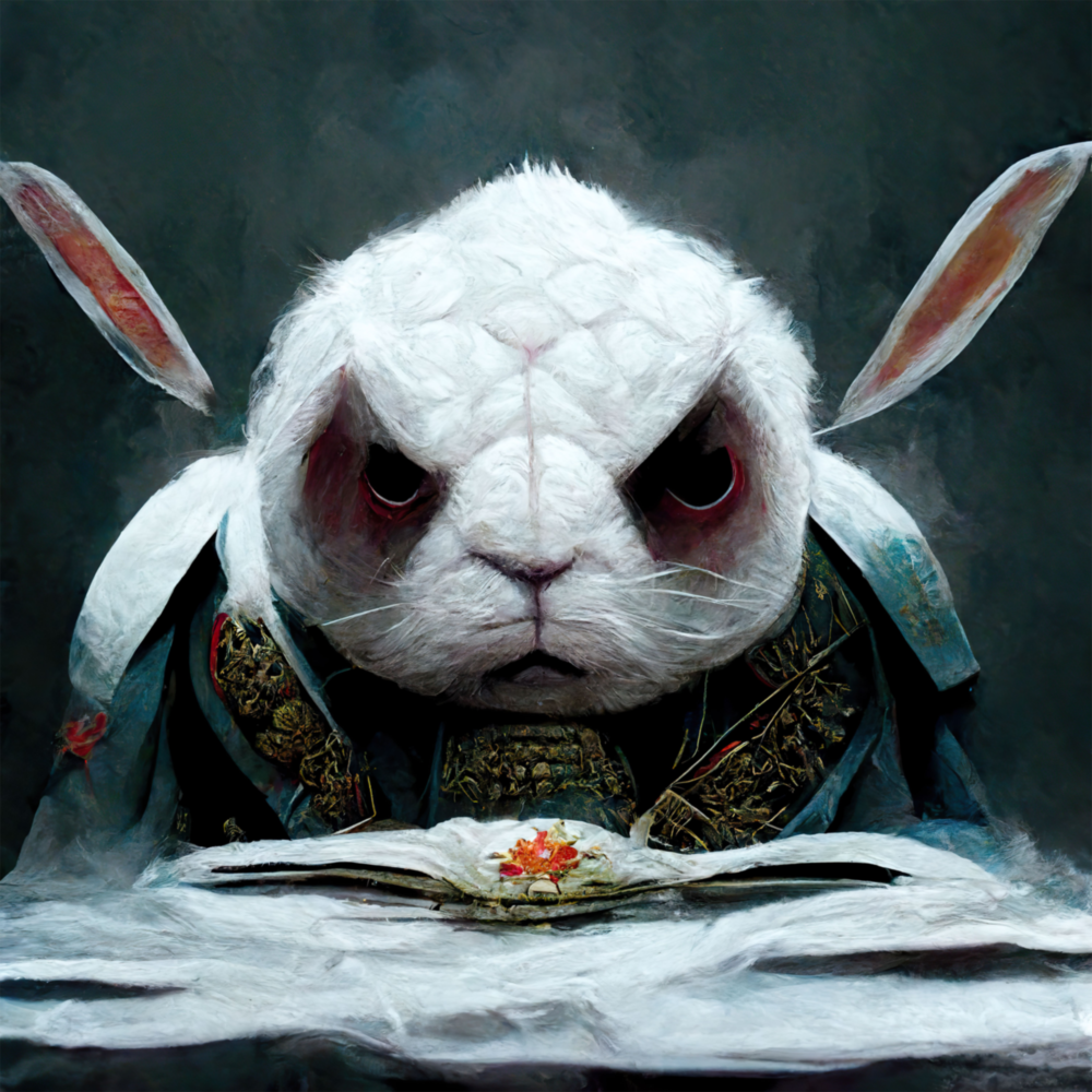 Le maître  Impression sur verre