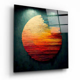 Cuadro de cristal Sol || Colección Designer - 40x40 cm