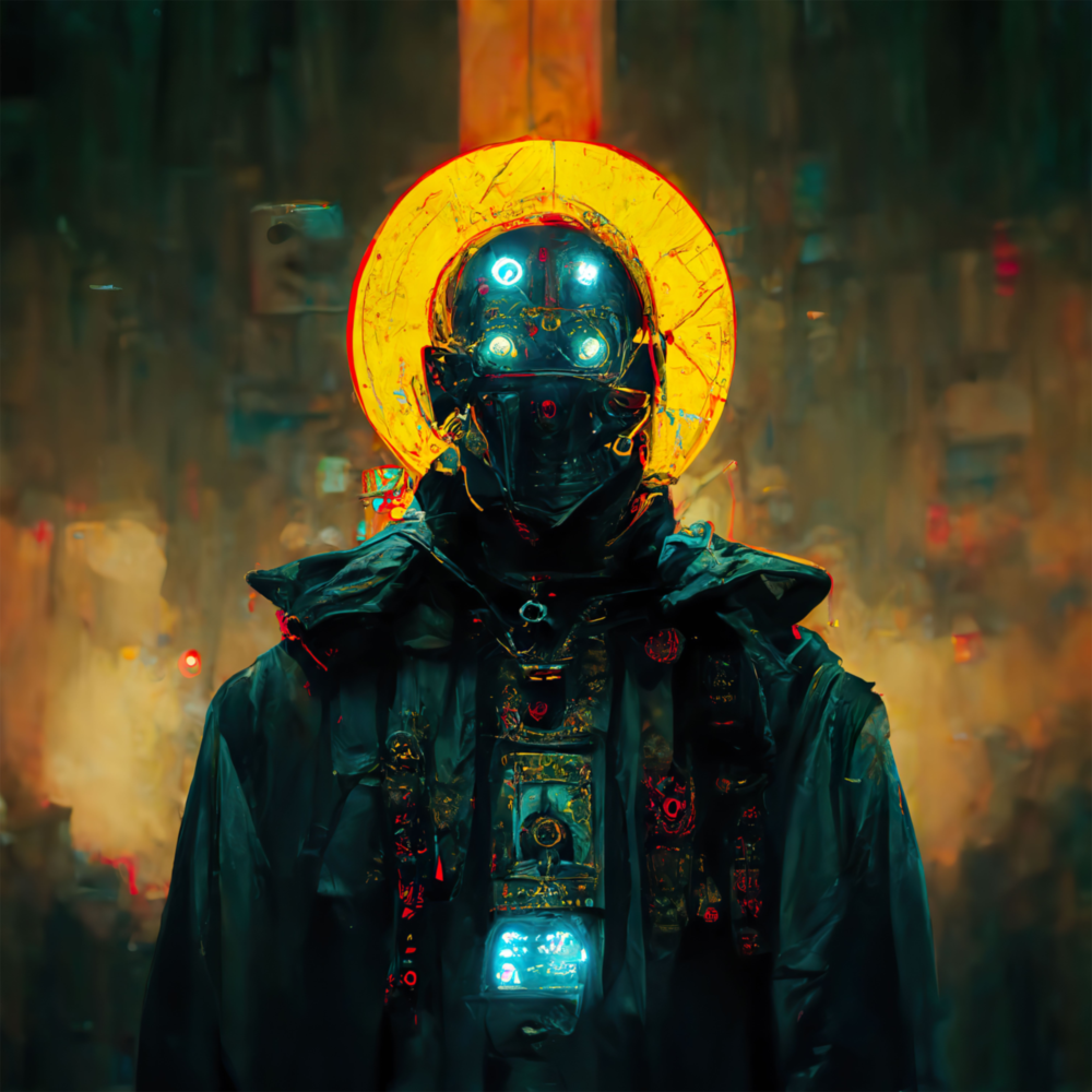 Arte de pared de vidrio de El conquistador