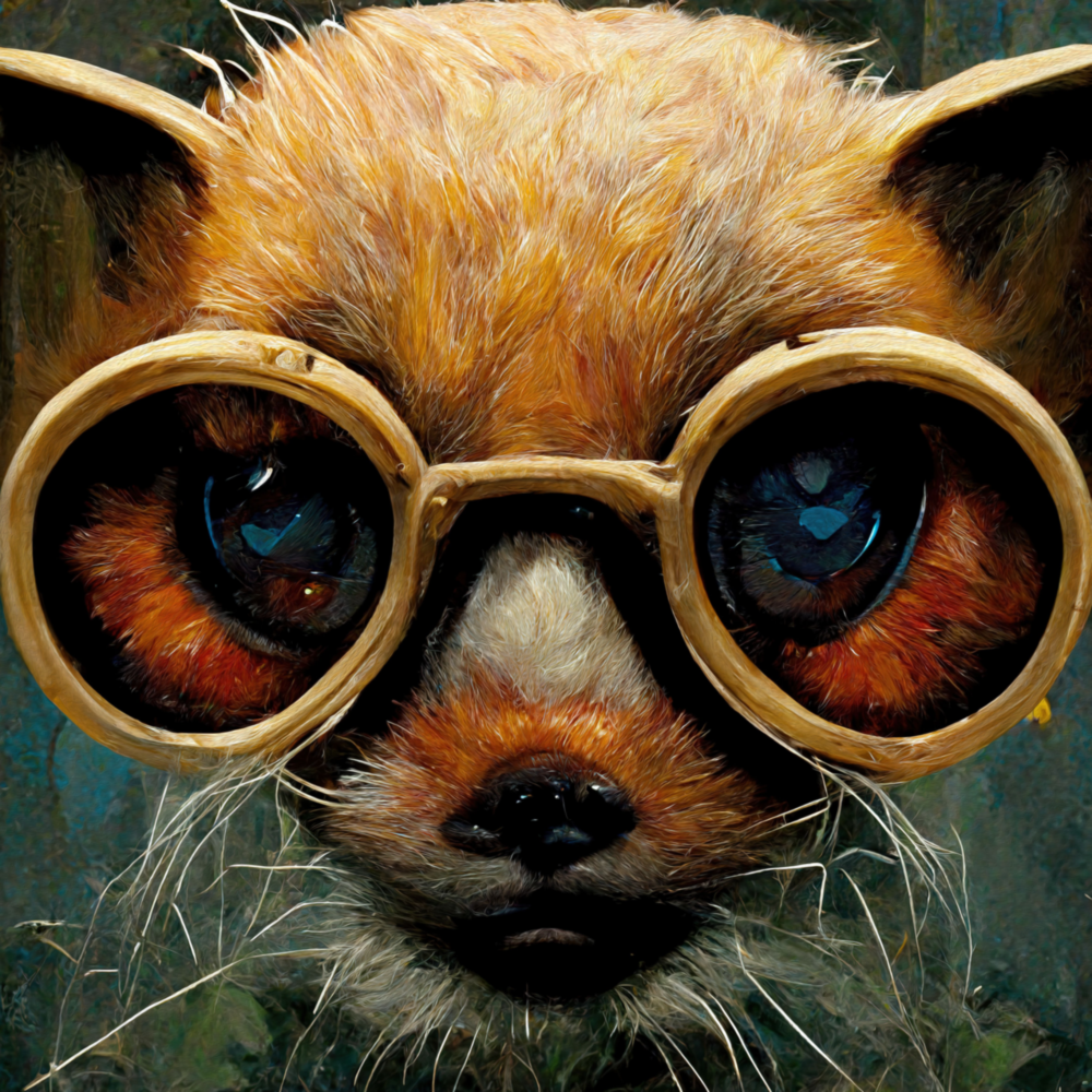 Vision aiguë  Impression sur verre