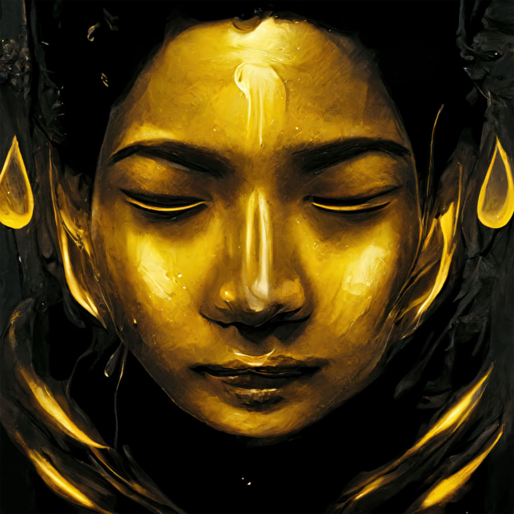 Arte della parete di vetro Dea