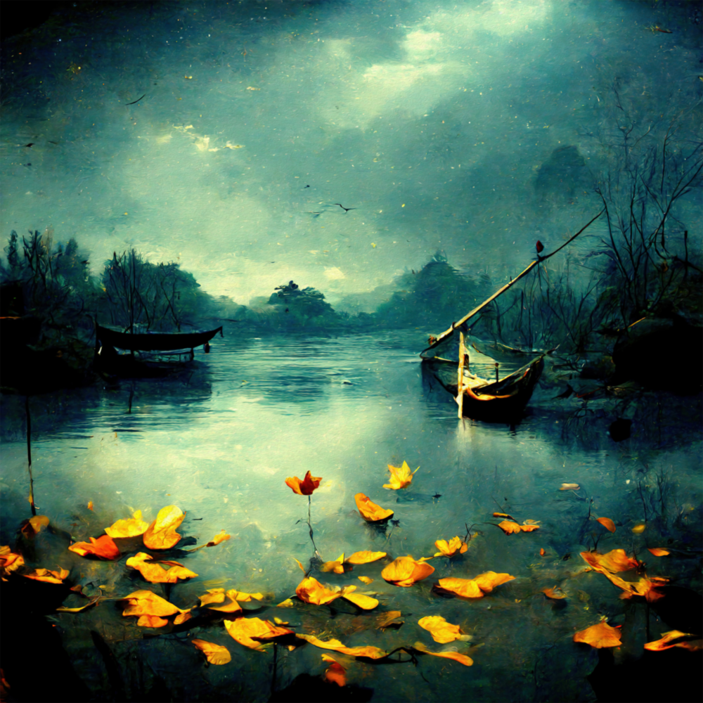 L'automne  Impression sur verre