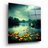 Tableau en verre Automne || Collection Designer - 40x40 cm